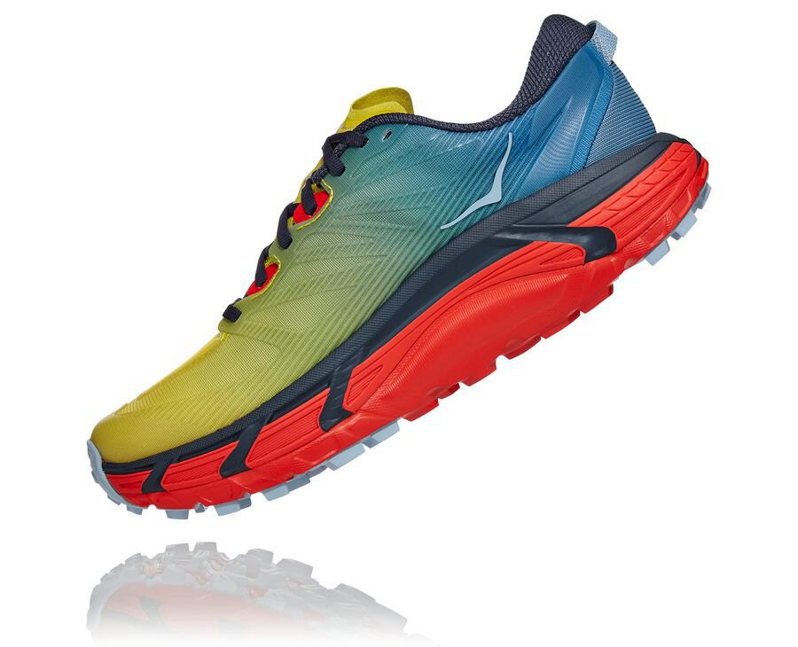 Hoka One One Trail Schoenen Heren - Mafate Speed 3 - Blauw - FQ8097452